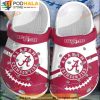 Alabama Crimson Tide Red-white Ncaa 3D Crocs, Funny Crocs