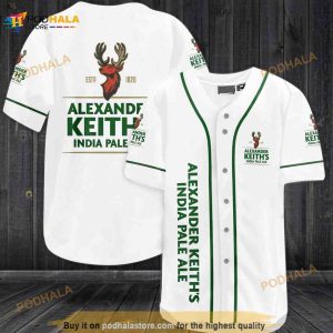 Alexander Keith's Indian Pale Ale 3D Baseball Jersey