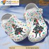 Alice In Wonderland Floral 3D Crocs, Funny Crocs