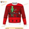 Alien And Santa Dildo Funny Ugly Sweater, Funny Xmas Gifts