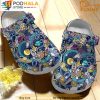 Alien Space Pattern 3D Crocs, Funny Crocs