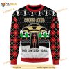 Alien Ugly Christmas Sweater, Storm Area They Can't Stop Us All Sweater