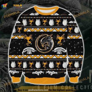 Aliens Print Ugly Christmas Unisex 3D Ugly Christmas Sweater