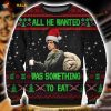 All He Wanted Was Something To Eat Symbol, Gift For Xmas 3D Funny Ugly Sweater