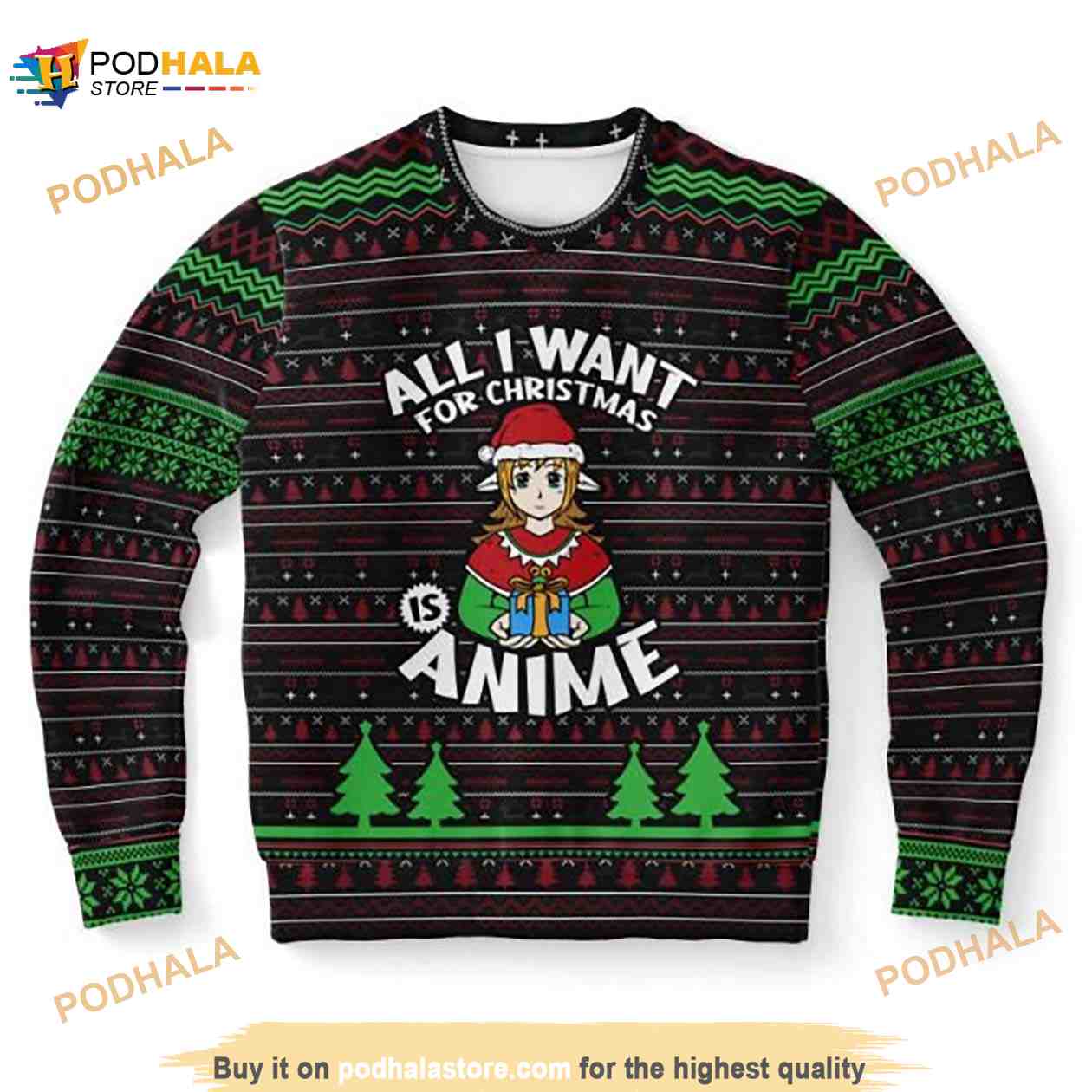 Anime knitted online sweater