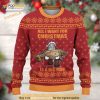 All I Want For Christmas Is You A Big Fish Ugly Christmas 3D Funny Ugly Sweater