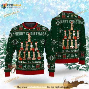 All I Want For Christmas Sweater, Dirty Christmas Sweater, Ugly 3D Funny Ugly Sweater