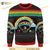 All I Want For Christmas Ugly Christmas 3D Funny Ugly Sweater, Rainbow Lgbt Bethenny Frankel Sweater