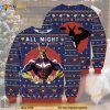All Might Christmas Knitted Sweater Ugly Christmas 3D Funny Ugly Sweater