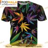 All Over Print 3D Shirt Cool Cannabis Quality 3D Shirt