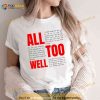 All Too Well Taylor’s Version Shirt
