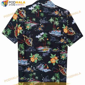 Aloha Summer Holiday Party Face On Bachelorette Party Matching Funny Hawaiian Shirt 2