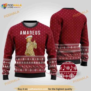 Amadeus Christmas 3D Funny Ugly Sweater