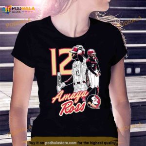 Amaya Ross No 12 Florida State Seminoles Cws Bound Shirt 3