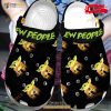 Amazing Baby Yoda Ew People Black Crocs Classic Clog Shoes
