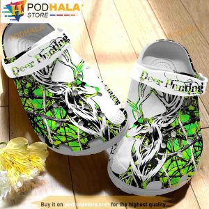 Amazing Deer Hunting 3D Crocs For Man, Funny Crocs