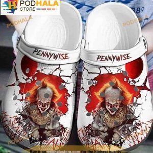 Amazing It Pennywise 3D Crocs Clog Shoes, Funny Crocs