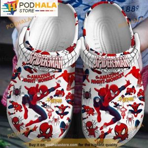 Amazing Night Monkey Spider Man 3D Crocs Slippers, Funny Crocs