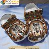 Amazing Wolf Native American 3D Crocs, Funny Crocs