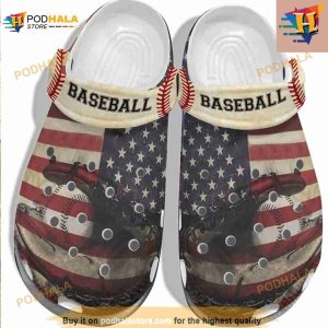 America Baseball Clogs For Batter Crocs Clog Shoes