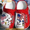 America The Fourth Of July Snoopy 3D Crocs Clog Shoes, Funny Crocs