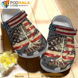 American Disc Golf 3D Crocs Clog Shoes, Funny Crocs