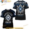American Fighter Kendall Black Athletic Fit 3D Shirt