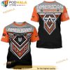 American Fighter Men's 3D Shirt Hunter Crew Neck Athletic Fit Panel Tee