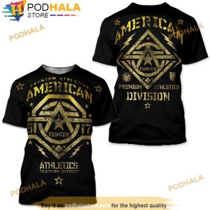 American Fighter Men's 3D Shirt New Mexico Crew Neck Athletic Fit S-5XL