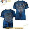 American Fighter Men's 3D Shirt Powell Athletic Blue