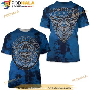 American Fighter Men's 3D Shirt Powell Athletic Blue