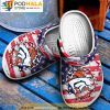 American Flag Denver Broncos 3D Crocs Clogs, Funny Crocs