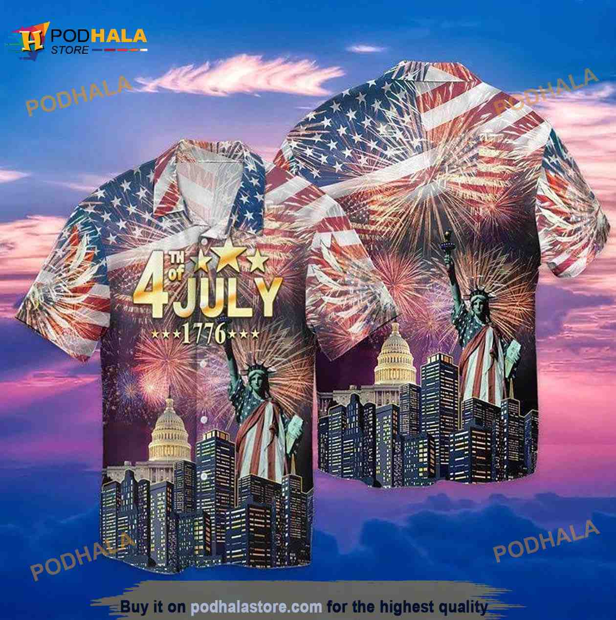 Dallas Cowboys NFL Hawaiian Shirt US Flag Independence Day 4th Of July, NFL  Hawaiian Shirt