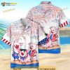 American Flag Hawaiian Shirt, Pig American Shirt