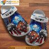 American Flag 4th Of July Horse 3D Crocs, Funny Crocs