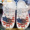 American Floral Nurse 3D Crocs, Funny Crocs