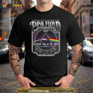 An Evening Of Sight And Sound With Pink Floyd 1973 Tour The Dark Side Of The Moon Shirt 2