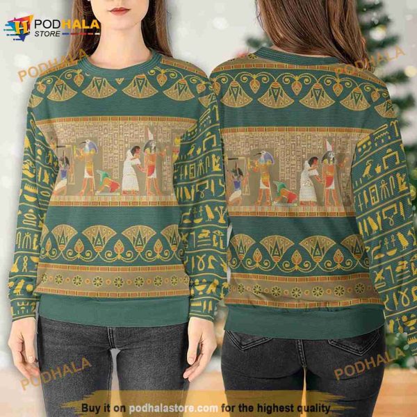 Ancient Egypt 3D Ugly Sweater
