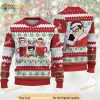 Andrewgarfieldlove Christmas Knitted Xmas Is Here Knitted Wool 3D Funny Ugly Sweater