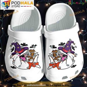 Angry Shark Cosplay Ghost 3D Crocs Halloween, Funny Crocs