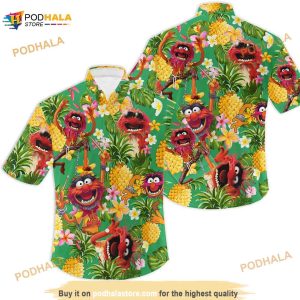 Animal Muppet 3D Hawaiian Shirt, Hawaii Holiday Beach Shirt