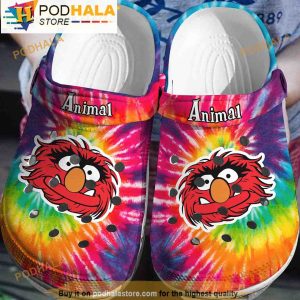 Animal The Muppets Tie Dye 3D Crocs Slippers, Funny Crocs