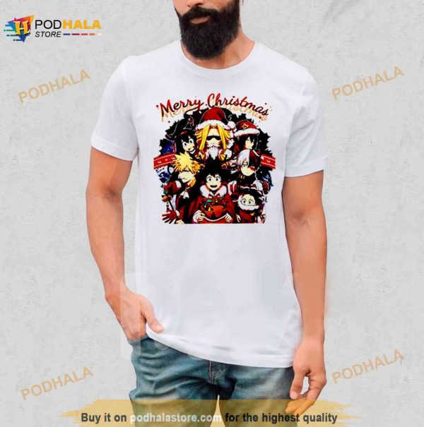 Anime Christmas My Hero Academia Shirt