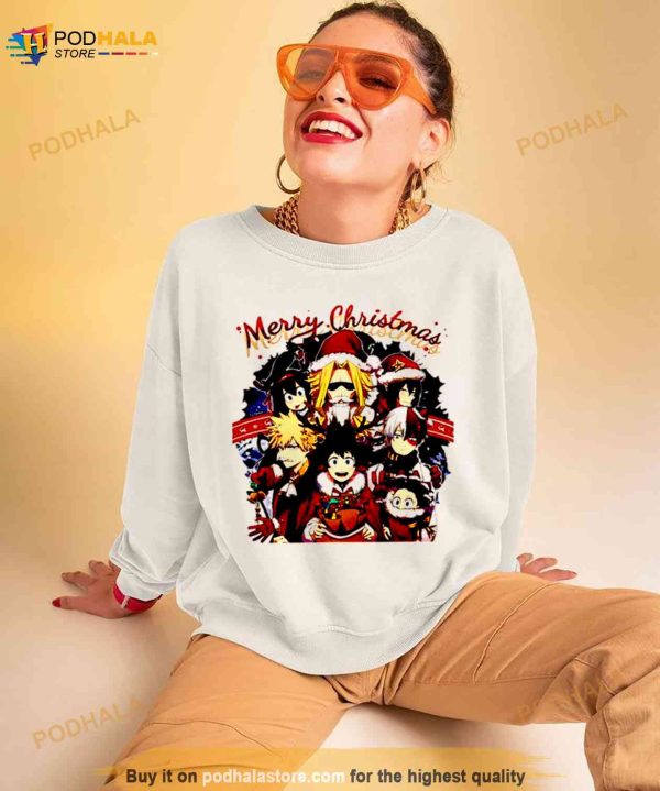 Anime Christmas My Hero Academia Shirt