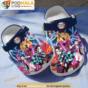 Anime Demon Slayer 3D Crocs Clog Shoes, Funny Crocs