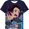 Anime Demon Slayer Shir3D Anime Shirt Short Sleeve