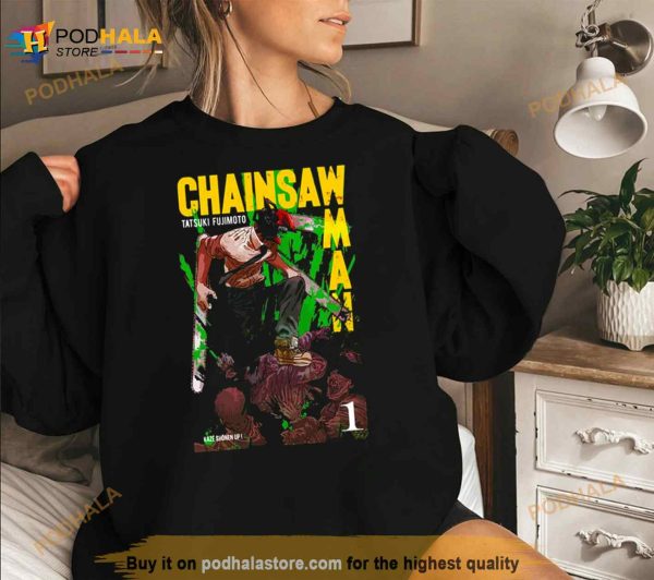 Anime Design Chainsaw Man Shirt
