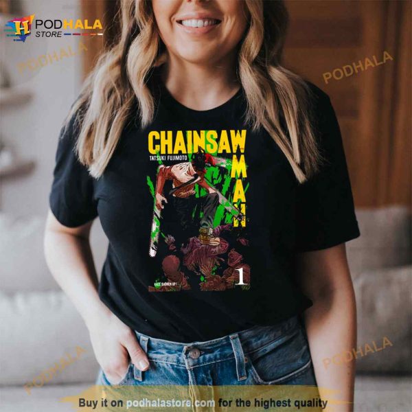 Anime Design Chainsaw Man Shirt