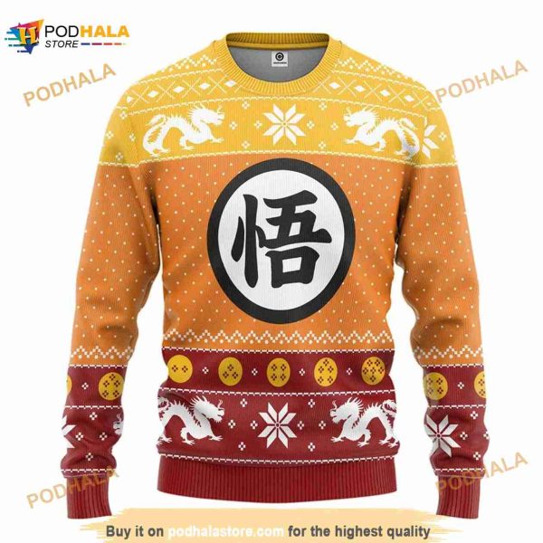 Anime Dragons Ugly Christmas Sweater