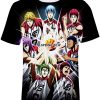 Anime Kuroko's Basketball 3D Anime Shirt Merch Kuroko Cosplay